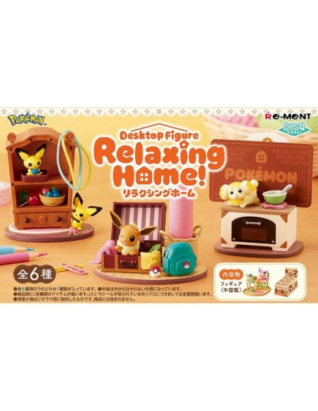 Re-ment - Pokémon: Relaxing Home!: 1 caja sorpresa