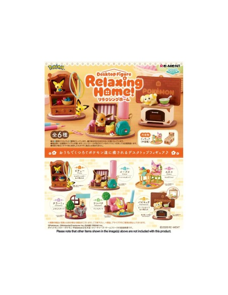 Re-ment - Pokémon: Relaxing Home!: 1 caja sorpresa