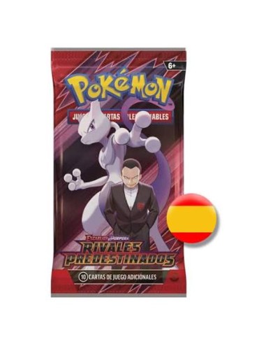 Sobre cartas Rivales Predestinados Pokemon español