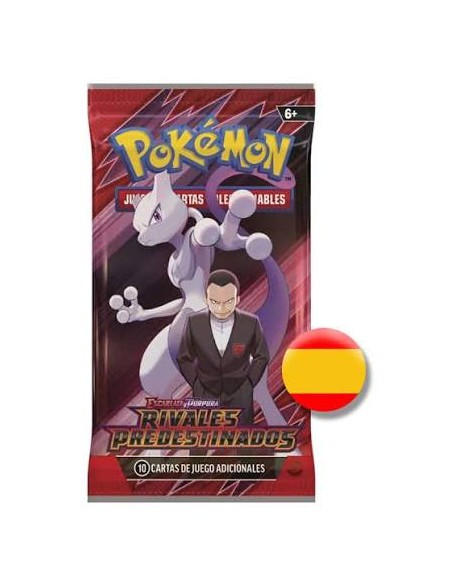 Sobre cartas Rivales Predestinados Pokemon español